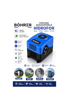 Böhrer Ba011344 Frekans Konvertörlü Sessiz-akıllı-sabit Basınç- Hidrofor Pompa - 2 Kat 2 Daire - Dub