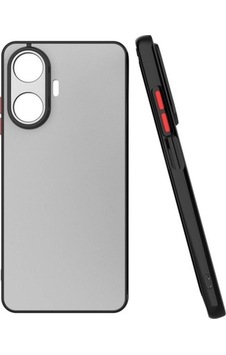 Realme C55 Kılıf Zore Hux Kapak Siyah