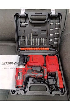 Kimmer Plus 12v 1.5 Ah Metal Şanzıman Çift Akülü Şarjlı 24 Parça Akülü Vidalama Matkap Kimmer Plus 12v 1.5 Ah Metal Şanzıman Çift Akülü Şarjlı 24 Parça Akülü Vidalama Matkap