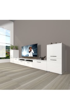 Decoraktiv Eko 9200 Slm Tv Ünitesi Tv Sehpası Beyaz Decoraktiv Eko 9200 Slm Tv Ünitesi Tv Sehpası Beyaz