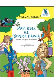 Mavi Eşek İle Yapboz Karga Sesleri Karışan Hayvanlar - Ayho-761403