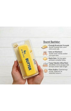 Butter Squıshy Sarı Süper Yumuşak Slow Rising Tereyağ Sukuşi Butter Squıshy Sarı Süper Yumuşak Slow Rising Tereyağ Sukuşi