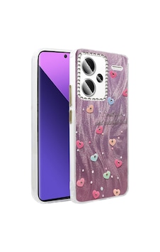 Newface - 429 - Xiaomi Redmi Note 13 Pro Plus Kılıf Blade Aynalı Desenli Kapak - - Csmo-tex - Desen 8 Diğer