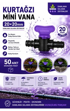 50 Adet 20x20mm Mini Vana