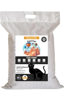 Maskotpet Kapadokya Aktif Karbonlu Bentonit Kedi Kumu 20 L Maskotpet Kapadokya Aktif Karbonlu Bentonit Kedi Kumu 20 L