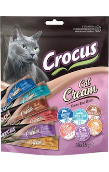 Crocus Multipack 6 Çeşit Karışık Krema Kedi Ödülü 30 x 15 G Crocus Multipack 6 Çeşit Karışık Krema Kedi Ödülü 30 x 15 G