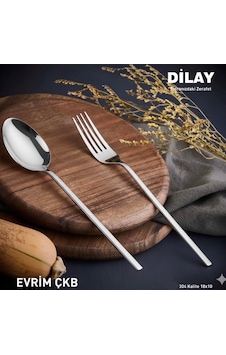 Luis Evrim 60 Pç Çatal Kaşık Seti Gri