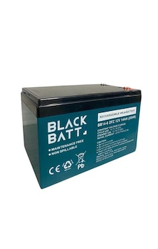 Black Batt 12v 14ah Jel Akü - Mart 2026 Üretim Elektrikli Bisiklet Aküsü