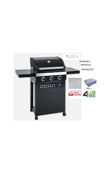 Grillstar Atlanta 300 Gazlı Mangal Örtüsü Branda Grillstar Atlanta 300 Gazlı Mangal Örtüsü Branda