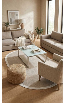 Natura Sisal Hasır Görünümlü Çerçeveli Oval Halı Ntr02 Krem-sütlü Kahve Natura Sisal Hasır Görünümlü Çerçeveli Oval Halı Ntr02 Krem-sütlü Kahve