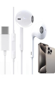Apple Uyumlu iPhone 15 16 Pro pro Max Kulaklık Type c Tüm Modeller