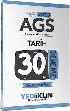 Yediiklim Yayınları 2025 Meb Ags Tarih Tamamı Çözümlü 30 Deneme Yediiklim Yayınları 2025 Meb Ags Tarih Tamamı Çözümlü 30 Deneme