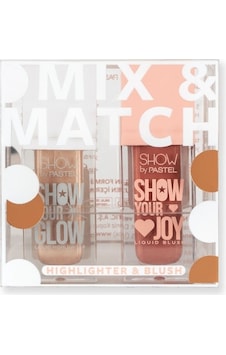 Show By Pastel Mix & Match Glow Liquid Highlighter 72 & Joy Liquid Blush 53 03 Show By Pastel Mix & Match Glow Liquid Highlighter 72 & Joy Liquid Blush 53 03