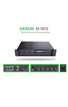 Dexun D-1012 12 Kanal Anfi Dexun D-1012 12 Kanal Anfi