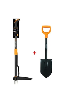 Fiskars Yabani Ot Sökücü + Solid Araç Küreği Fiskars Yabani Ot Sökücü + Solid Araç Küreği