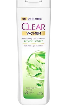 Clear Woman Bitkisel Sentez Kepeğe Karşı Etkili Şampuan 350 ML Clear Woman Bitkisel Sentez Kepeğe Karşı Etkili Şampuan 350 ML