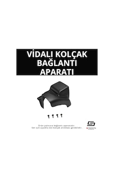 S-dizayn Renault Megane 3 Abs Vidalı Kol Dayama Kolçak Alt Adaptör 2012-2016 A+kalite
