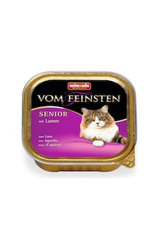 Animonda Vom Feinsten Senior Kuzu Etli Konserve Yaşlı Kedi Maması 100 G