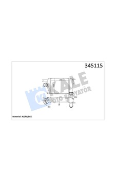 Kale-radyator Turbo Radyatörü Intercooler Clıo Iv 12 Captur 13 Logan Iı 12 Sandero Iı 12 Symbol Iıı 13 0.9tce 1.2tce 1.5dci 255x226x64 Brazing Mt Kale 345115 144966051r 144965154r 14461b680c