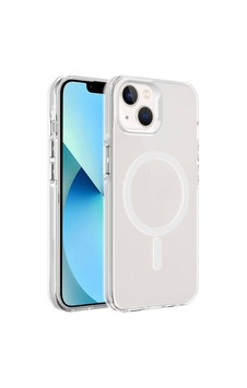 Apple Uyumlu iPhone 15 Kılıf Magsafe Buzlu Transparan C-pro Kapak Apple Uyumlu iPhone 15 Kılıf Magsafe Buzlu Transparan C-pro Kapak