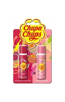 Chupa Chups Lip Balm 2li Dudak Bakım Kremi 4gr - Karpuz Ve Şeftali Chupa Chups Lip Balm 2li Dudak Bakım Kremi 4gr - Karpuz Ve Şeftali