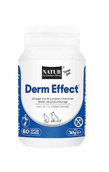 Natur Derm Effect Kedi Köpek Deri Ve Tüy Sağlığı Destek 60 Soft J Natur Derm Effect Kedi Köpek Deri Ve Tüy Sağlığı Destek 60 Soft J