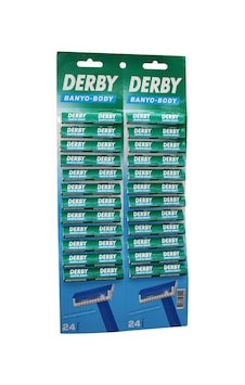 Derby Body Kartelalı Saplı Jilet 48 Adet Banyo Derby Body Kartelalı Saplı Jilet 48 Adet Banyo