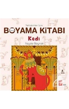 Yetişkinler için Boyama Kitabı - Kedi - İlayda Bayrak