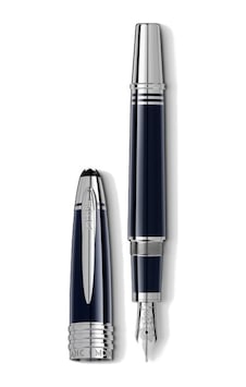 Montblanc John F. Kennedy Dolma Kalem, Reçine, Platin 132088 Montblanc John F. Kennedy Dolma Kalem, Reçine, Platin 132088
