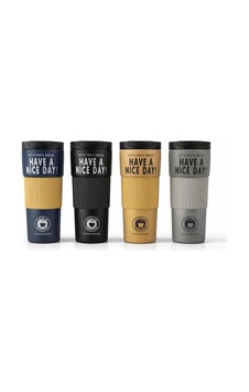 600 Ml Have A Nice Day" 600 Ml Çift Katmanlı Paslanmaz Çelik Termos Mug Alk4624 Çok Renkli 600 Ml Have A Nice Day" 600 Ml Çift Katmanlı Paslanmaz Çelik Termos Mug Alk4624 Çok Renkli