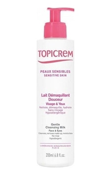 Topicrem Gentle Cleansing Milk Eyes & Face 200 ML Topicrem Gentle Cleansing Milk Eyes & Face 200 ML