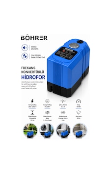 Böhrer Ba011342 Frekans Konvertörlü Sessiz-akıllı-sabit Basınç- Hidrofor Pompa - 5 Kat 8 Daire Böhrer Ba011342 Frekans Konvertörlü Sessiz-akıllı-sabit Basınç- Hidrofor Pompa - 5 Kat 8 Daire