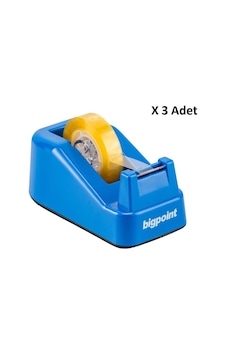 Bigpoint Bant Kesme Makinesi 33mt Küçük Mavi X 3 Adet Bigpoint Bant Kesme Makinesi 33mt Küçük Mavi X 3 Adet