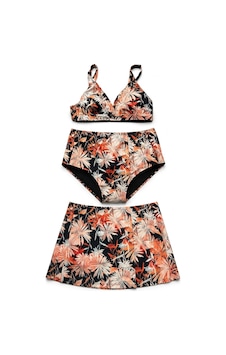 Dorelux Desenli Bikini 3'lü Takım Çok Renkli Dorelux Desenli Bikini 3'lü Takım Çok Renkli
