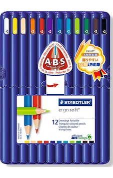 Staedtler Ergo Soft Kuruboya Kalemi 12 Li Staedtler Ergo Soft Kuruboya Kalemi 12 Li