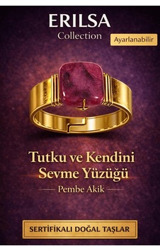 Sertifikalı Pembe Akik Doğal Taş Yüzük Tutku Ve Kendini Sevme A Çok Renkli Sertifikalı Pembe Akik Doğal Taş Yüzük Tutku Ve Kendini Sevme A Çok Renkli