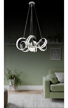 Modern Led Avize 3 Işık Rengi Beyaz-sarı-günışığı Modern Led Avize 3 Işık Rengi Beyaz-sarı-günışığı