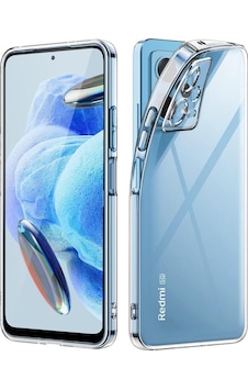 Bzontech Xiaomi Redmi Note 12 Pro 5G Uyumlu 3D Kamera Korumalı Şeffaf Silikon Kılıf Bzontech Xiaomi Redmi Note 12 Pro 5G Uyumlu 3D Kamera Korumalı Şeffaf Silikon Kılıf