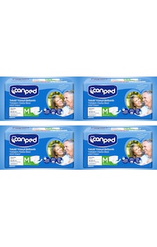 Canped Tekstil Yüzeyli Belbantlı Yetişkin Hasta Bezi M 4 x 30'lu Canped Tekstil Yüzeyli Belbantlı Yetişkin Hasta Bezi M 4 x 30'lu