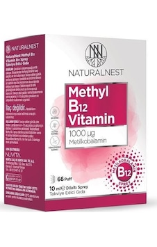 Naturalnest Methyl B12 Vitamin 1000 Mcg 10 Ml Damla Sprey Naturalnest Methyl B12 Vitamin 1000 Mcg 10 Ml Damla Sprey