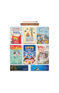 Timaş Çocuk 1 Ve 2 Sınıf Hikaye Seti - Nazoşi Teyze - Robotları Yendiğimiz Gün - Pepito - Kitap Kurdu 6 Kitap