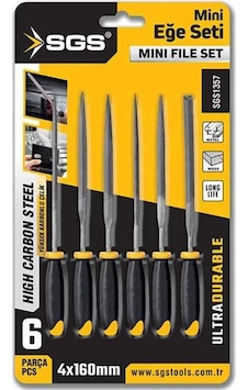 Marka 6 Parça Mini Eğe Seti 4 160 Mm Sgs1357 Marka 6 Parça Mini Eğe Seti 4 160 Mm Sgs1357