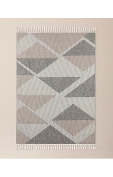Madame Coco Grelot Saçaklı Halı - Gri - 120x180 cm Gri Madame Coco Grelot Saçaklı Halı - Gri - 120x180 cm Gri
