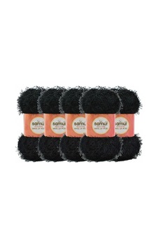 5 Adet Sp-samur Sakal Lif İpliği 430 Siyah-100 Gr-100 Mt 5 Adet Sp-samur Sakal Lif İpliği 430 Siyah-100 Gr-100 Mt
