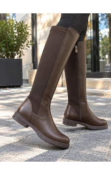 Asmi Shoes Kadın London Kahverengi Dalgıç Kumaş Dizaltı Çizme Asmi Shoes Kadın London Kahverengi Dalgıç Kumaş Dizaltı Çizme