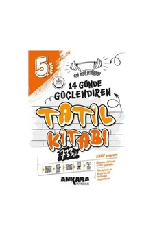 5. Sınıf 14 Günde Güçlendiren Tatil Kitabı Ankara Yayıncılık