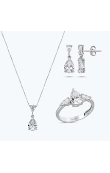 Altınbaş Altın Üçlü Damla Set Utkvr0051-24627-set Altınbaş Altın Üçlü Damla Set Utkvr0051-24627-set