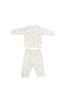 Bebitof Baby Bebitof Tavşanlı 2'li Bebek Takımı 80083 Krem
