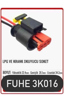 Fhe 3k016 Lpg Ve Krank Okuyucu 3 Pin Oto Elektrik Tesisat Soketi Fhe 3k016 Lpg Ve Krank Okuyucu 3 Pin Oto Elektrik Tesisat Soketi