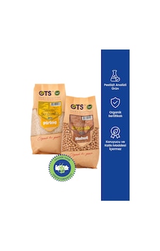 Ots Organik Nohut & Pirinç Seti 2 X 750 G Organik Sertifikalı, Pestisit Analizli Ots Organik Nohut & Pirinç Seti 2 X 750 G Organik Sertifikalı, Pestisit Analizli